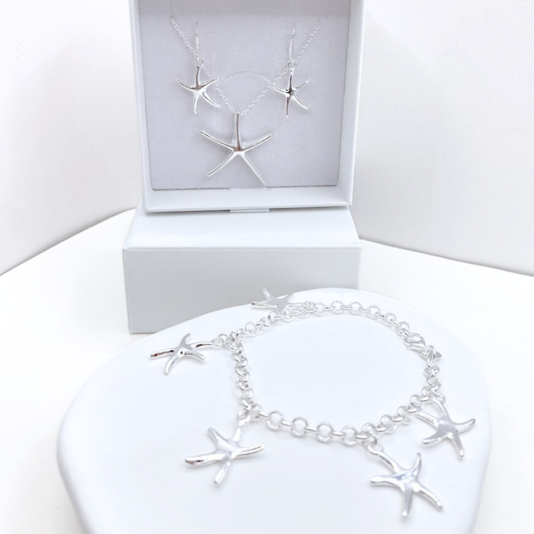 Conjunto Estrella de Mar - Silver