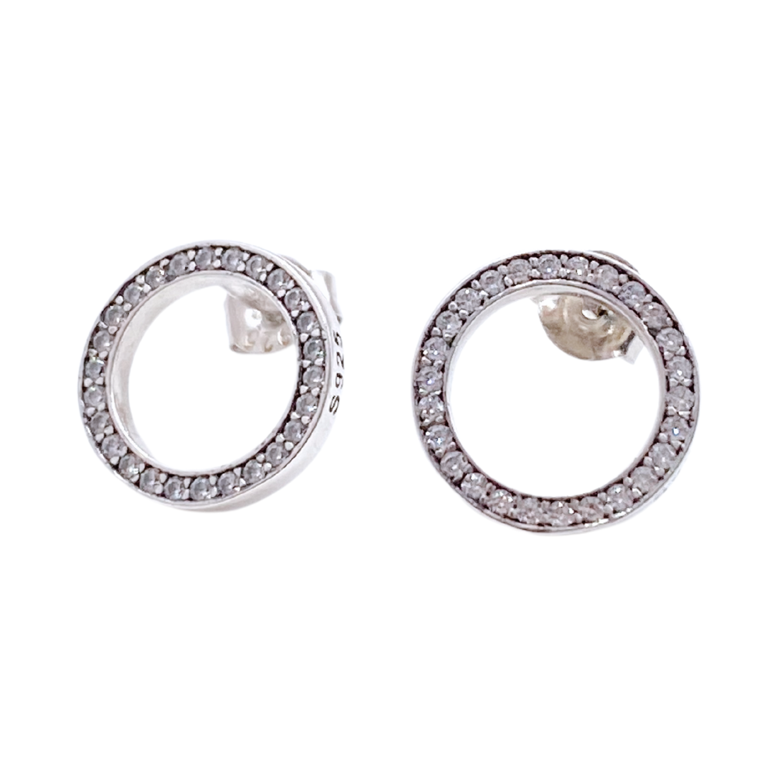 Aros Sparkle Circle - Silver