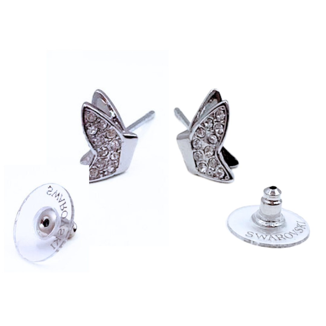 Aros Mariposa Pavé - Silver