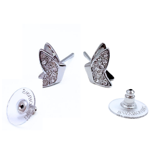 Aros Mariposa Pavé - Silver