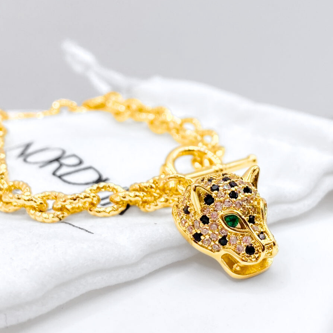 Pulsera Leopardo - Gold