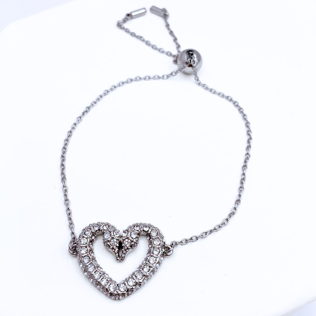 Pulsera Cisnes Amor - Silver