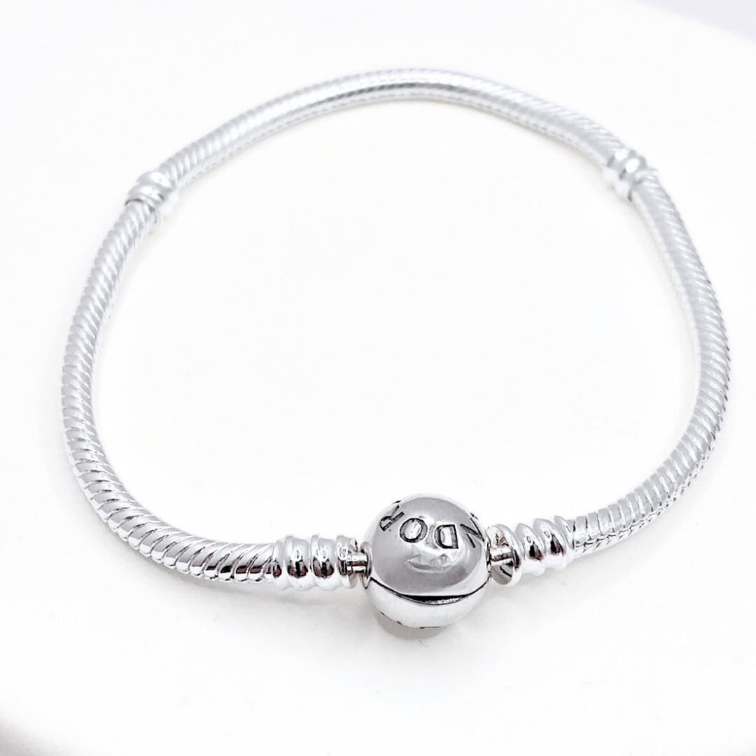 Pulsera Charms Cierre Pelota - Silver