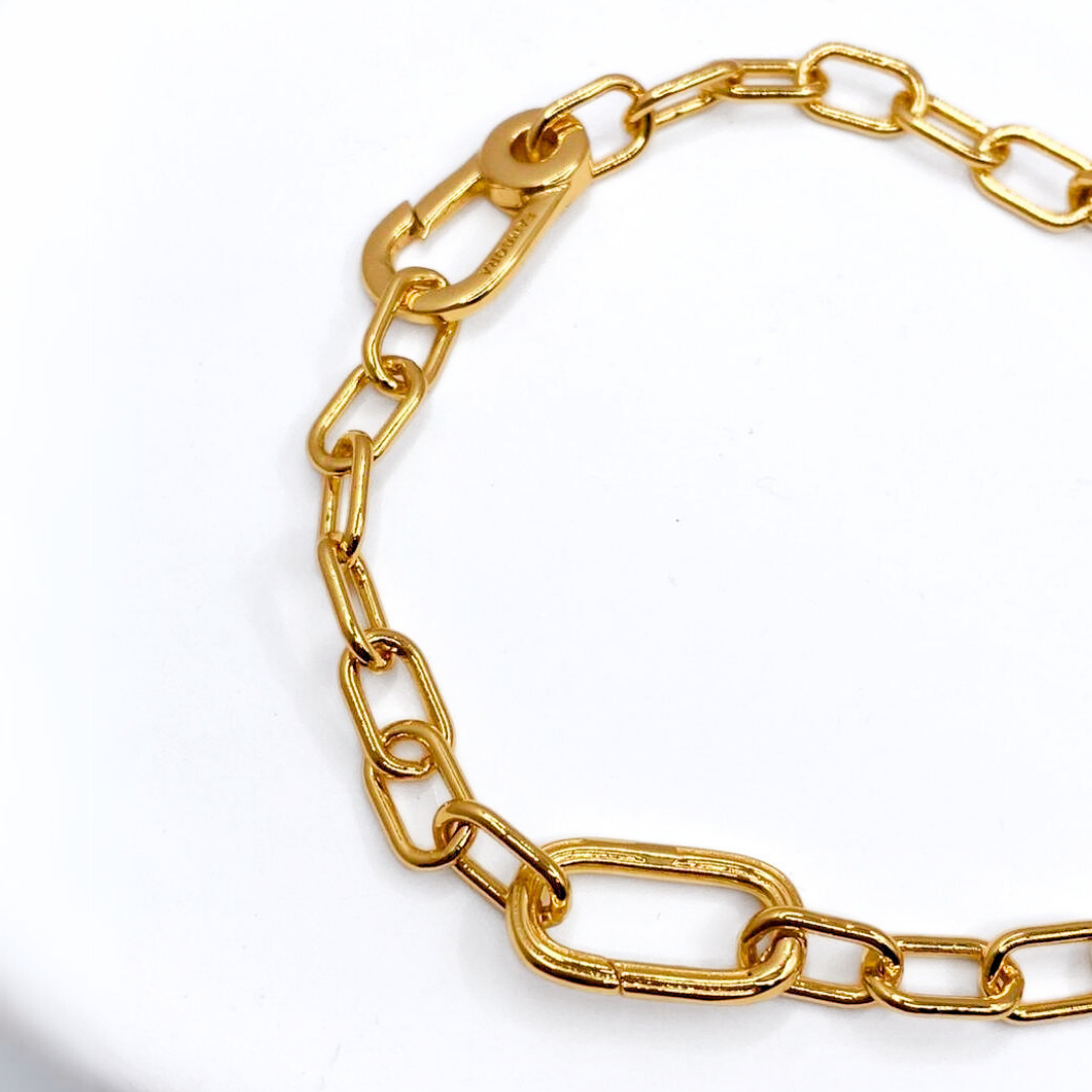 Pulsera Eslabones Charms - Gold
