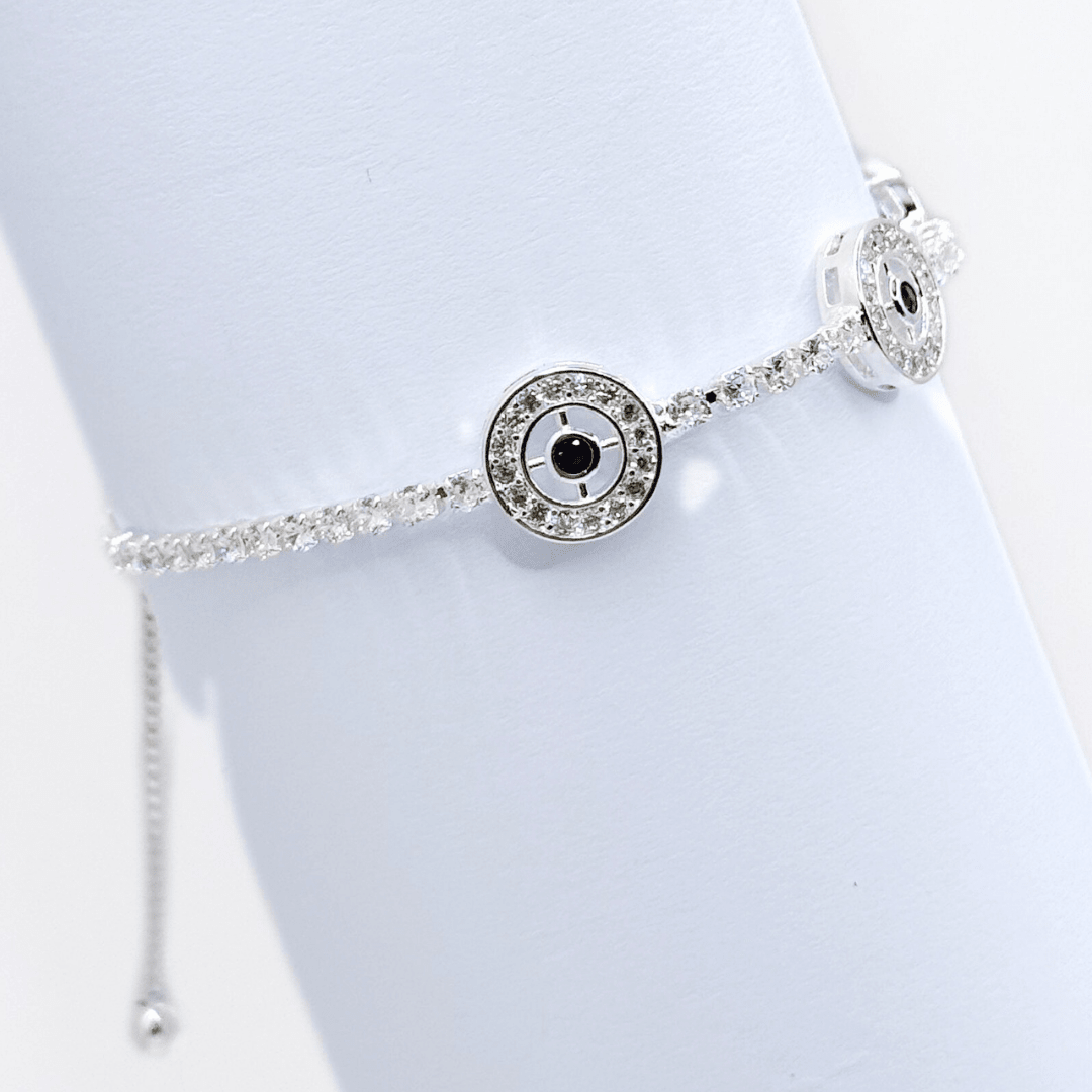 Pulsera Triple Ojo Turco - Silver - Nordvik London