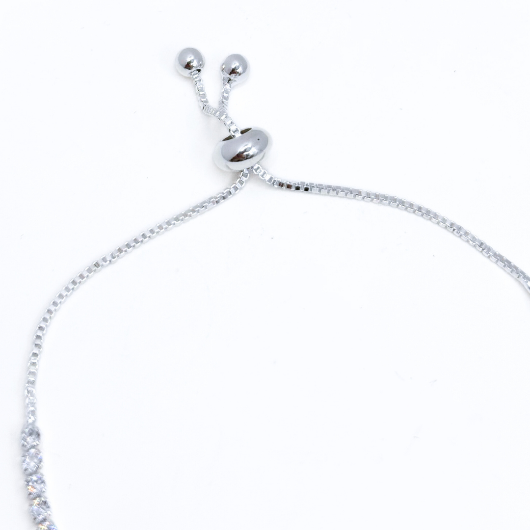 Pulsera Triple Ojo Turco - Silver