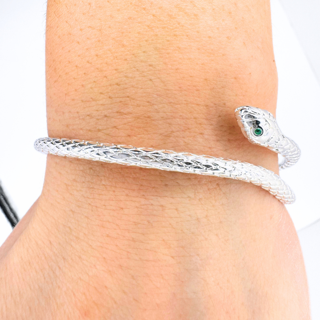 Pulsera Snake - Silver