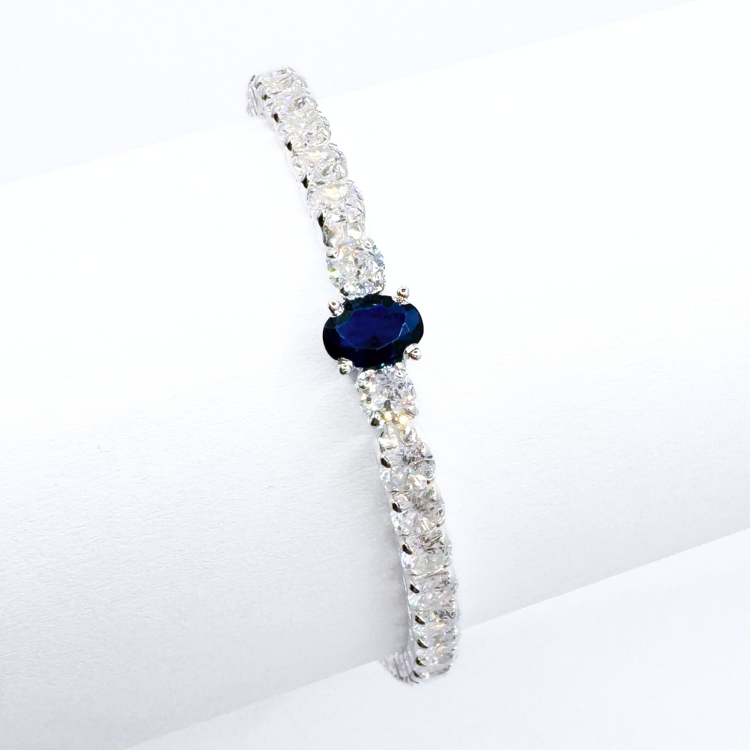 Pulsera Tennis Ocean - Silver