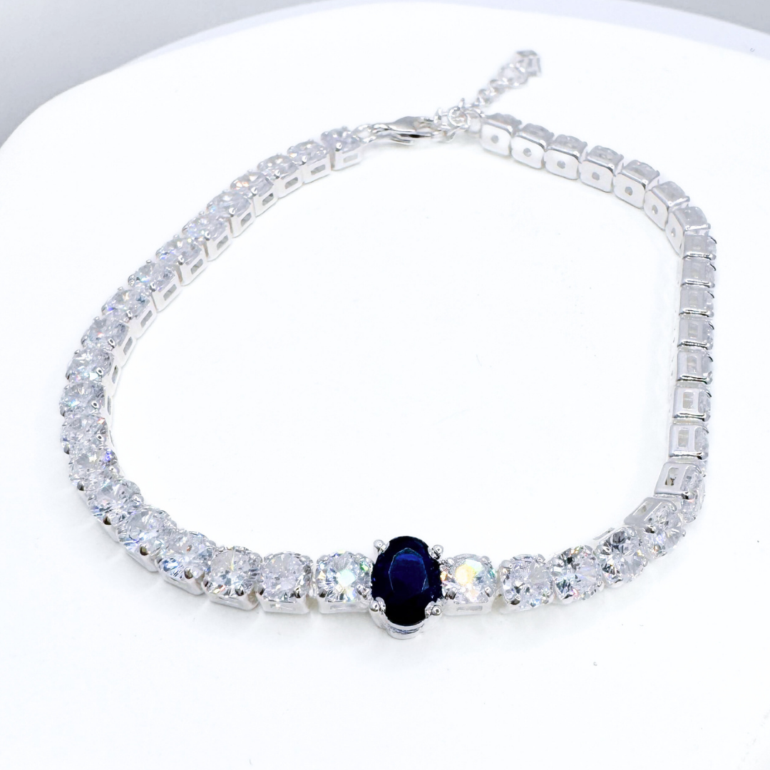 Pulsera Tennis Ocean - Silver