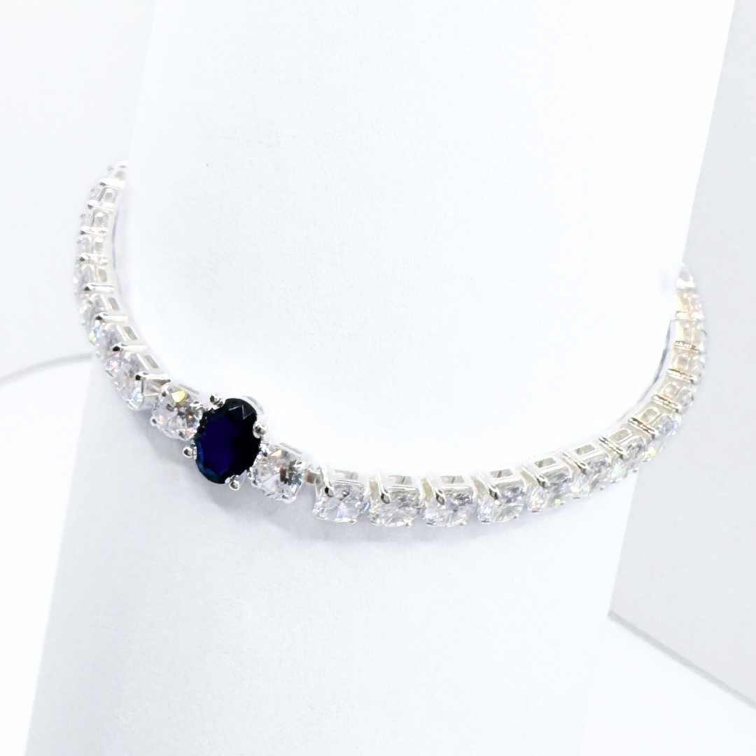 Pulsera Tennis Ocean - Silver