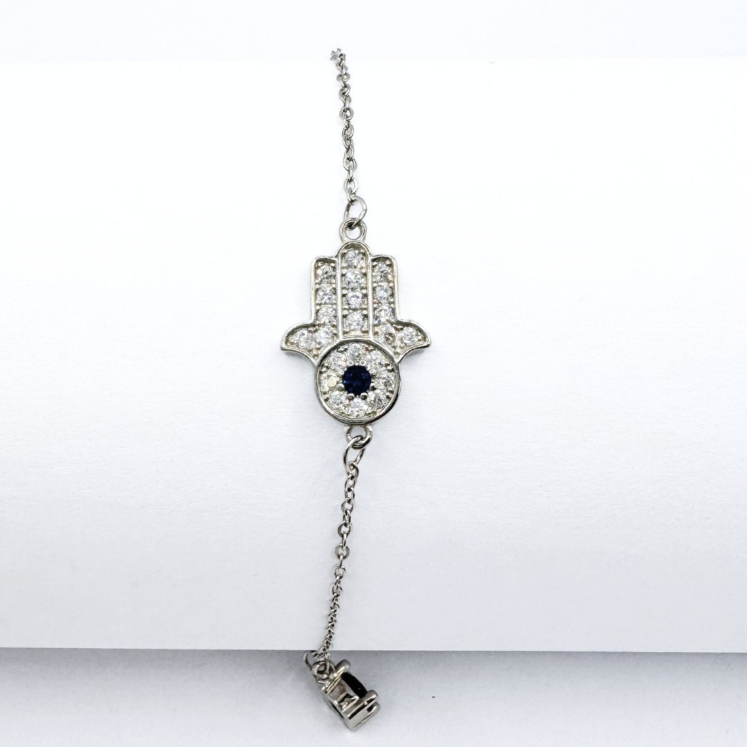 Pulsera Mano de Fátima - Silver