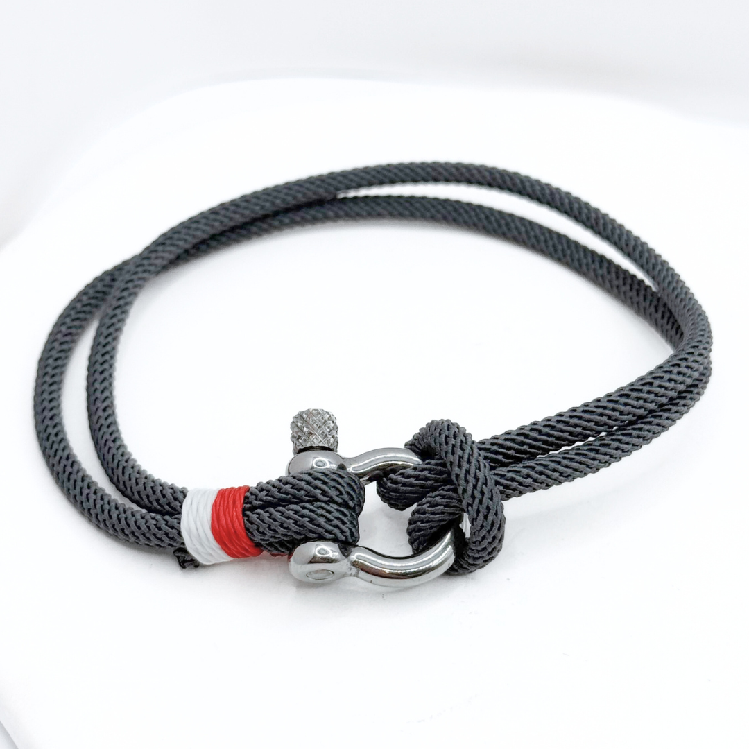 Pulsera Marinera Gris - Silver