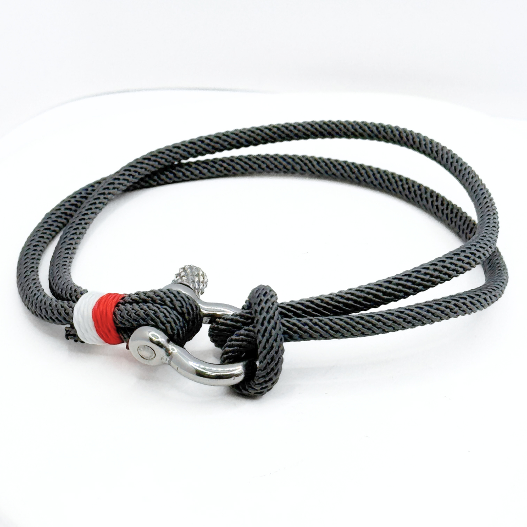 Pulsera Marinera Gris - Silver
