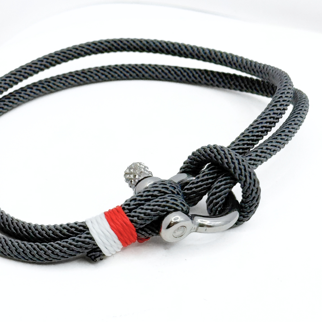 Pulsera Marinera Gris - Silver
