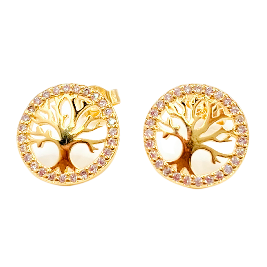 Aros Medalla Árbol de la Vida - Gold