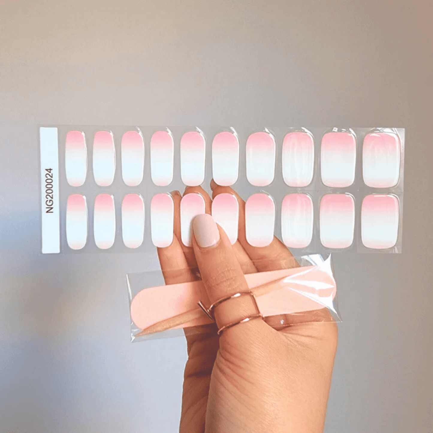 Uñas Gel Semi Curado Manicure - Degradé Baby Boomer - Nordvik London