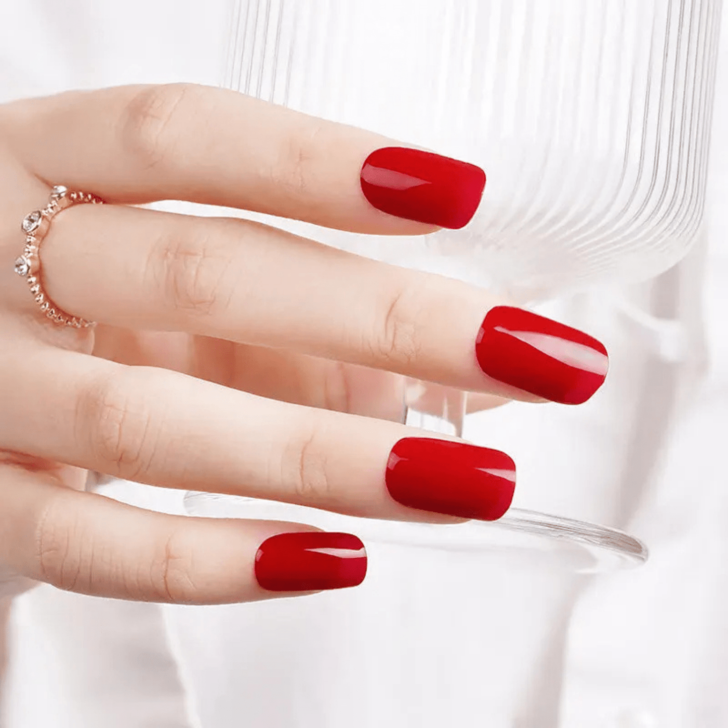 Uñas Gel Semi curado Manicure - Rojo Italiano - Nordvik London
