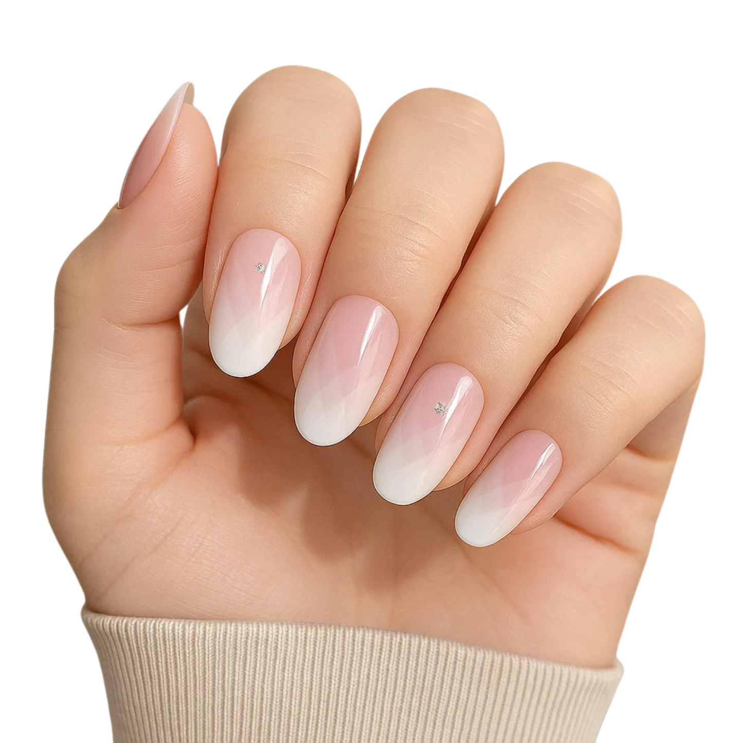 Uñas Gel Semi curado Manicure - Francesas Modernas