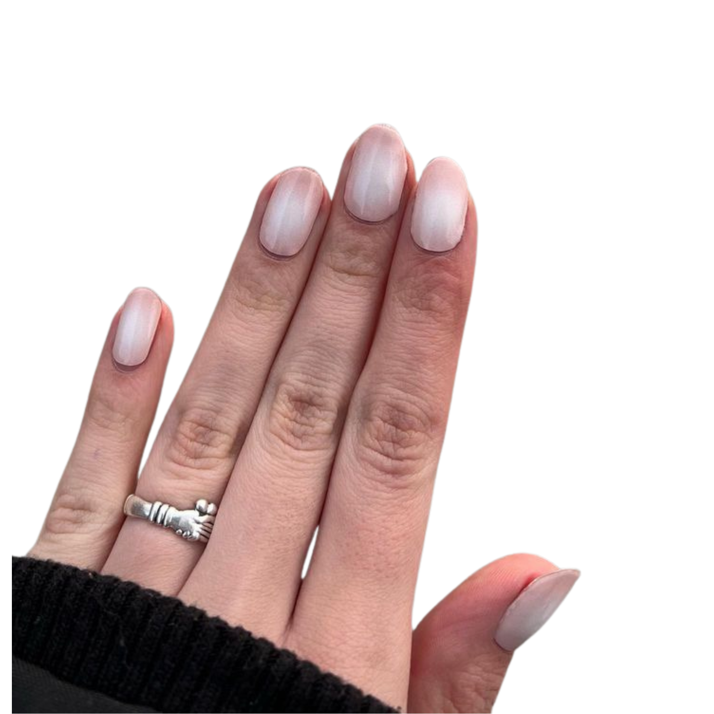 Uñas Gel Semi curado Manicure - Degradé Natural Elegante