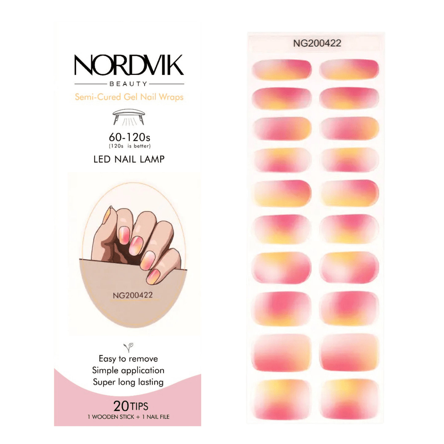 Uñas Gel Semi curado Manicure - Tropical Calido - Nordvik London