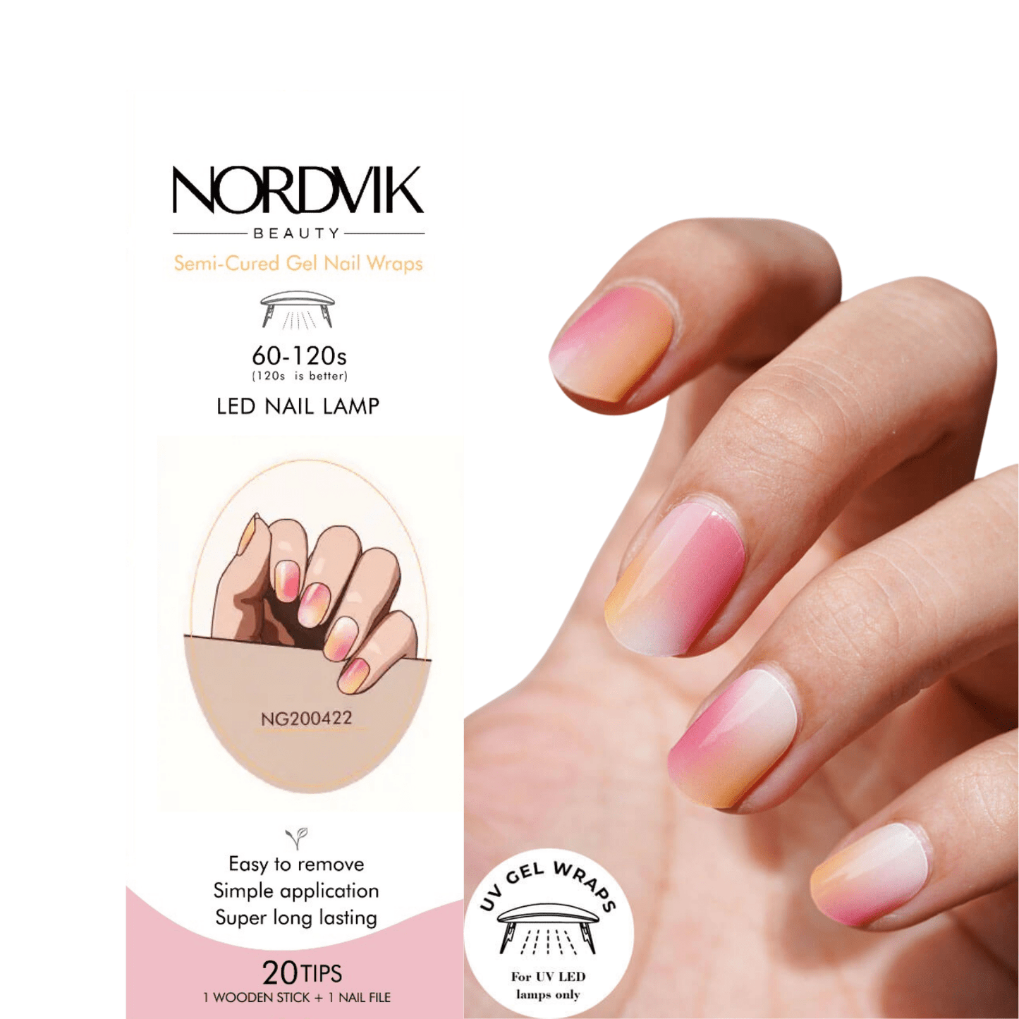 Uñas Gel Semi curado Manicure - Tropical Calido - Nordvik London