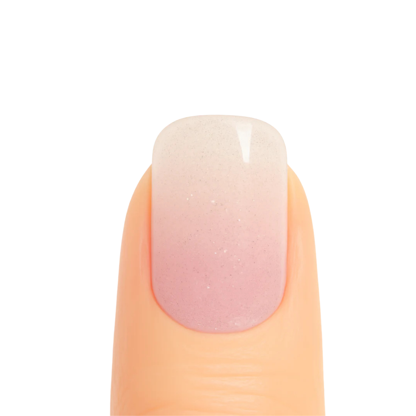 Uñas Gel Semi curado Manicure - Nude Rosadas con Brillo Natural