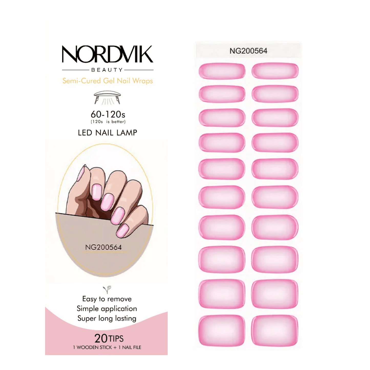 Uñas Gel Semi curado Manicure - Ojo de Gato Barbie - Nordvik London