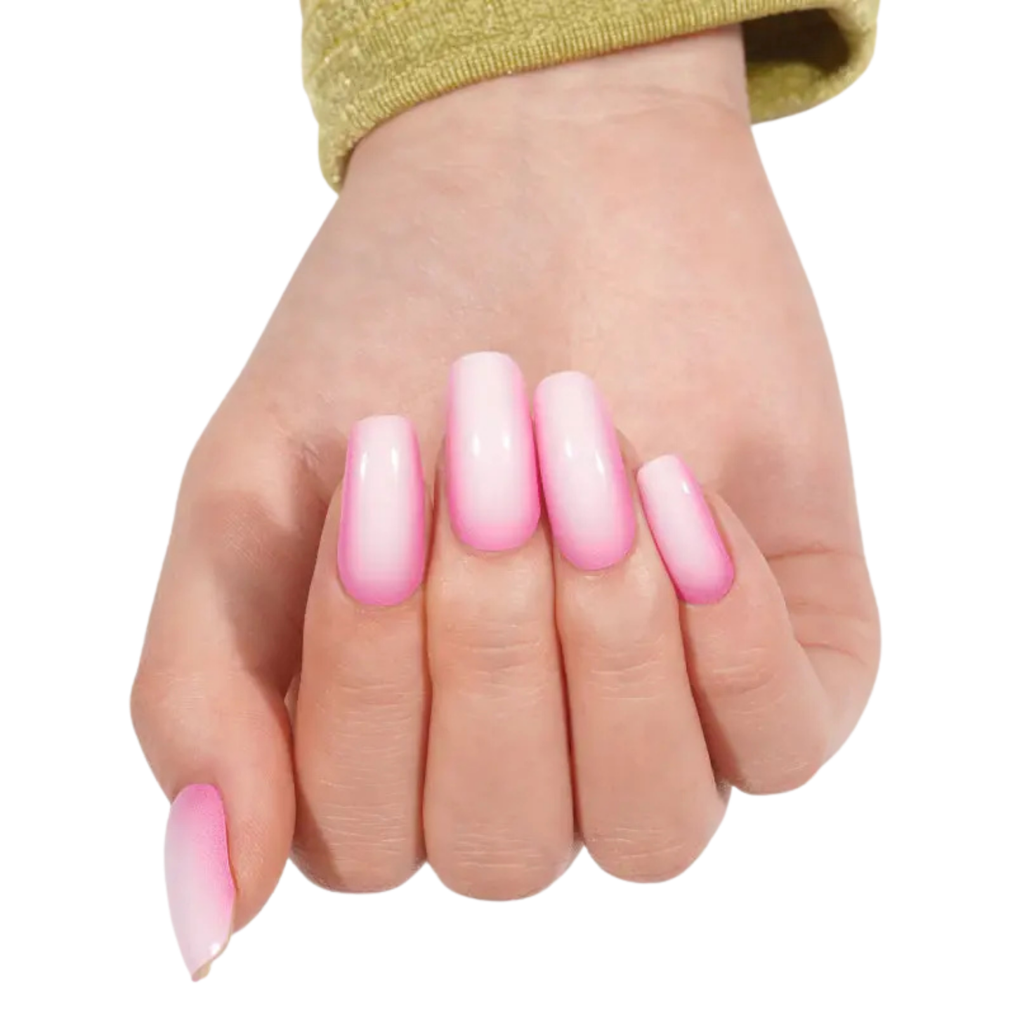 Uñas Gel Semi curado Manicure - Ojo de Gato Barbie