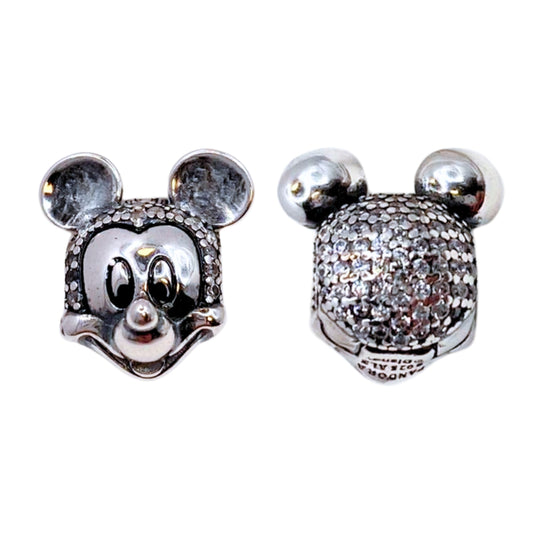Charm Clip Mickey - Silver
