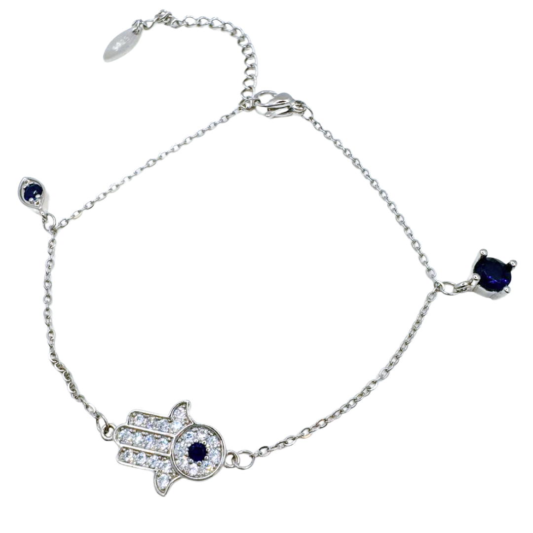 Pulsera Mano de Fátima - Silver