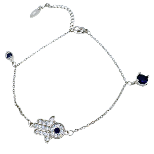 Pulsera Mano de Fátima - Silver