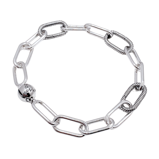 Pulsera Eslabones Charms - Silver