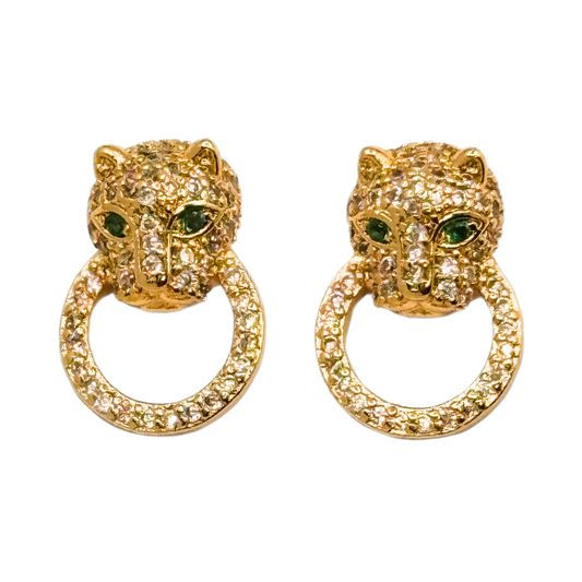 Aros Leopardo Brillante - Gold
