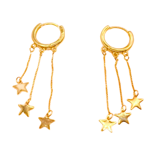 Argollas Starfall - Gold
