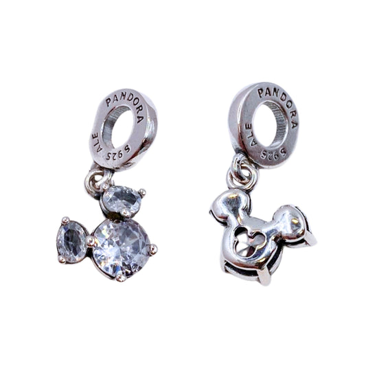 Charm Silueta Mickey - Silver