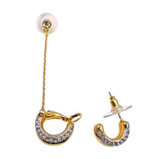 Aros Cuff Pavé Cadena - Gold