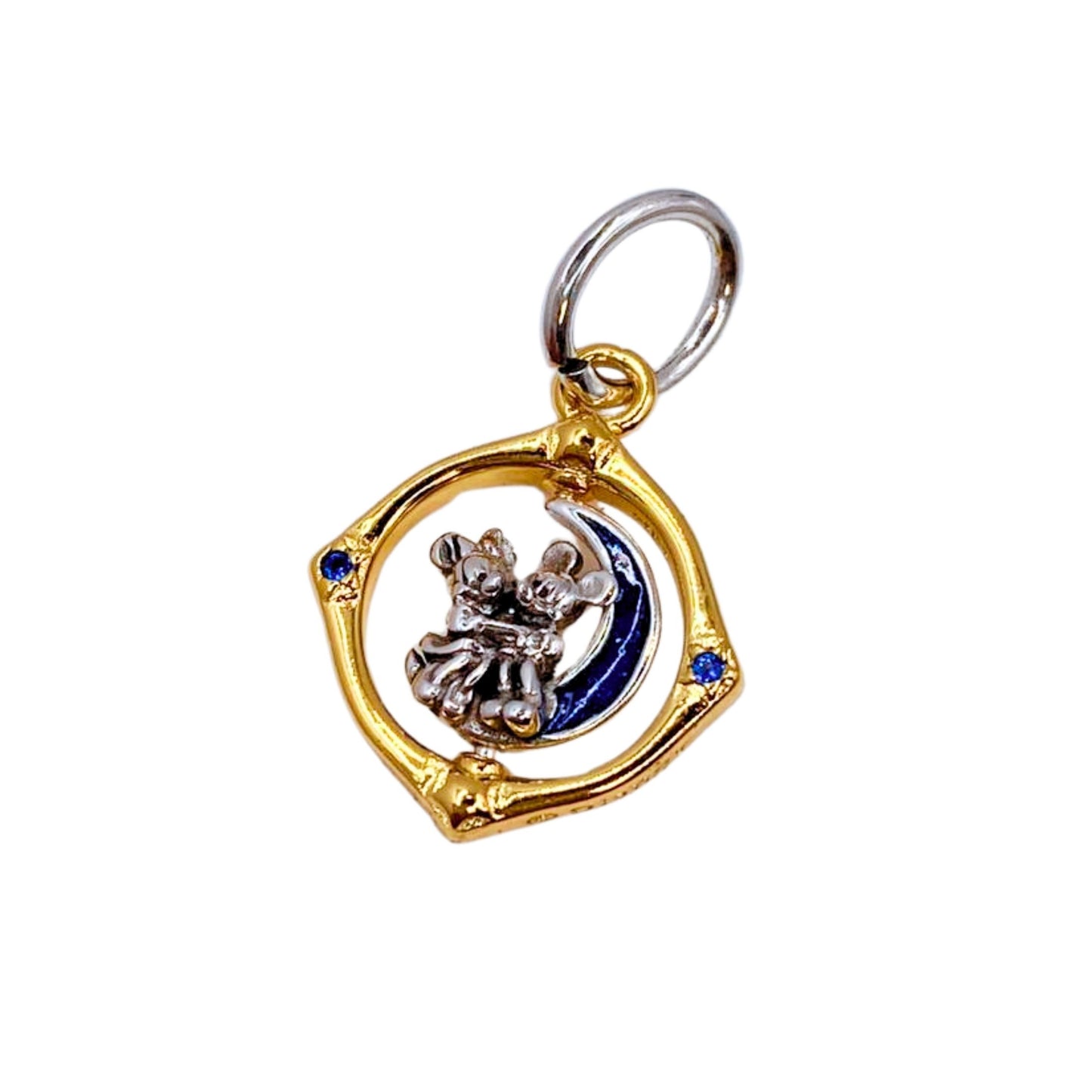 Charm Luna Giratoria Mickey & Minnie - Gold