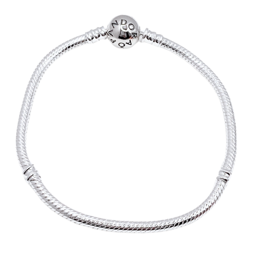 Pulsera Charms Cierre Pelota - Silver