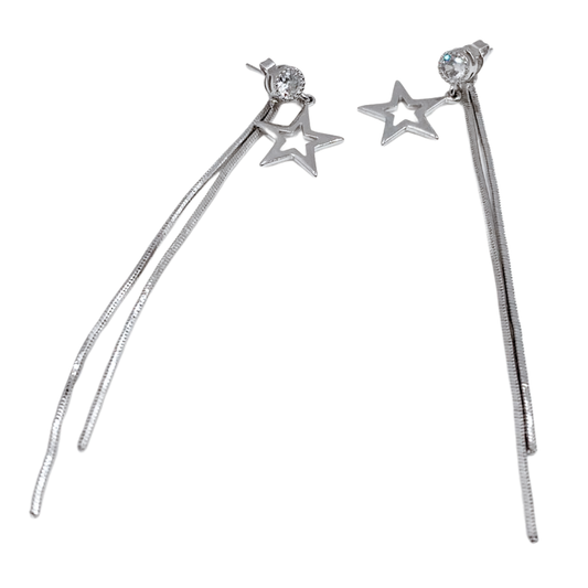 Aros Estrella Fugaz - Silver