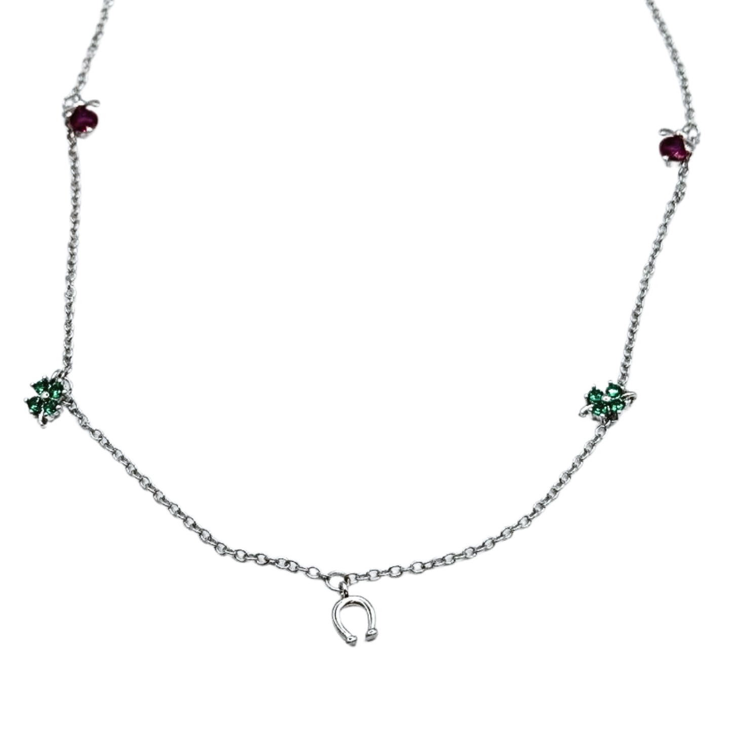 Collar Lucky Charms - Silver