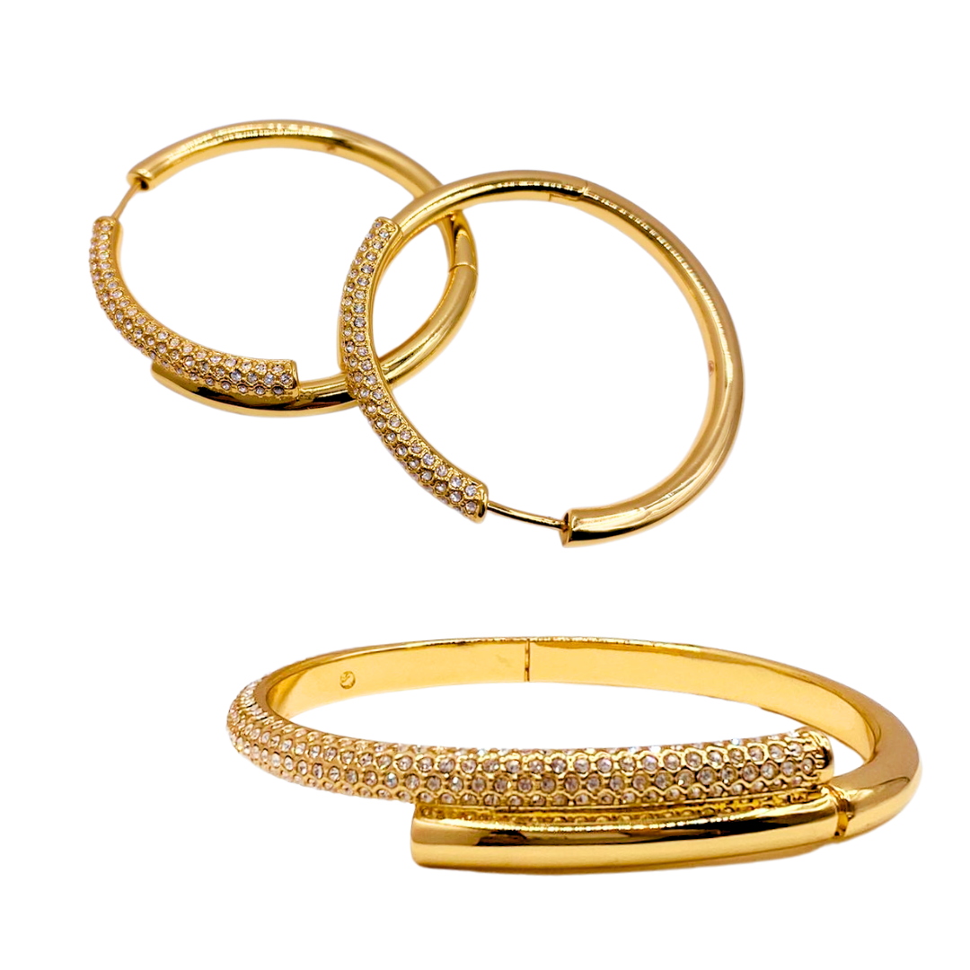 Conjunto Loop Brillante - Gold