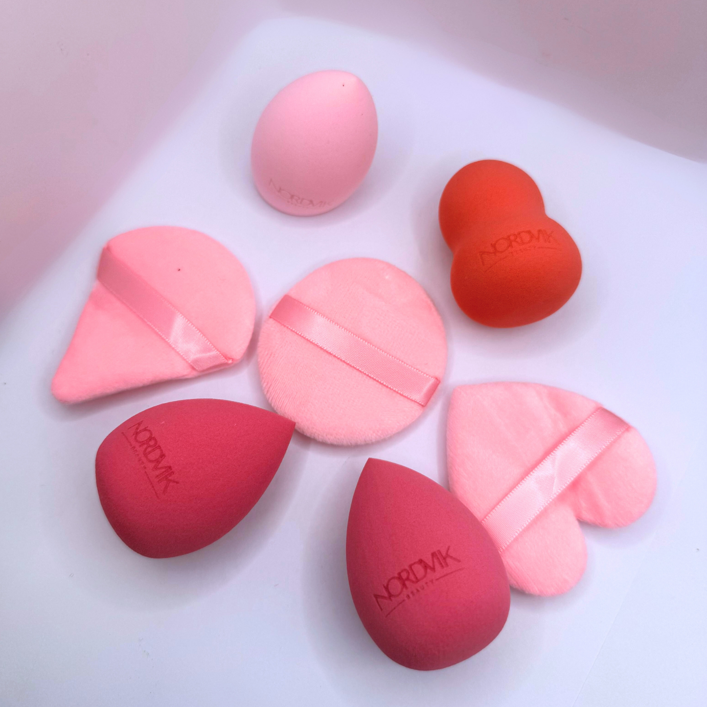 Set De Beauty Blenders O De Esponjas De Maquillaje, Rosado