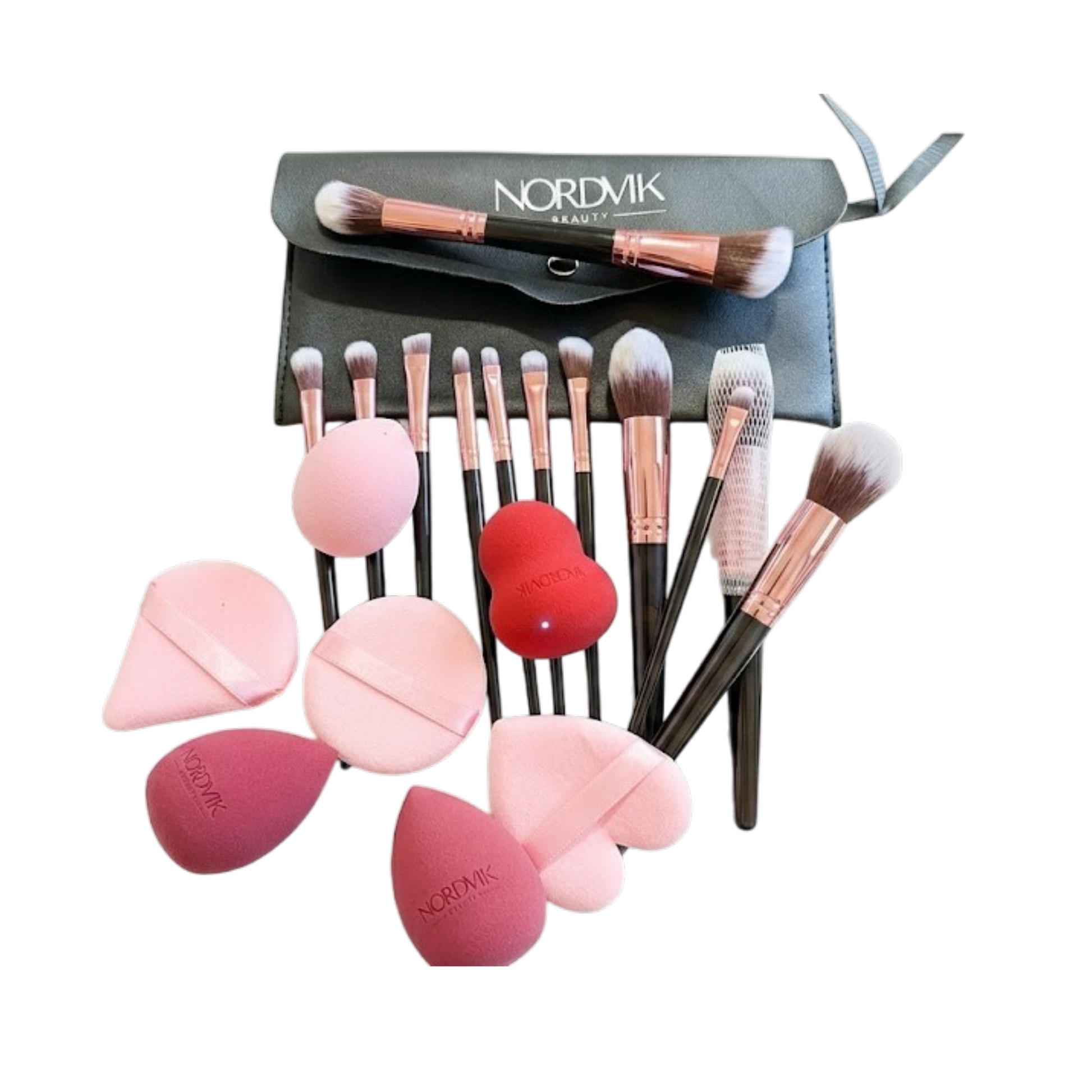 Pack Maquillaje Premium Nordvik | 10 Brochas + 7 Esponjas - Nordvik London