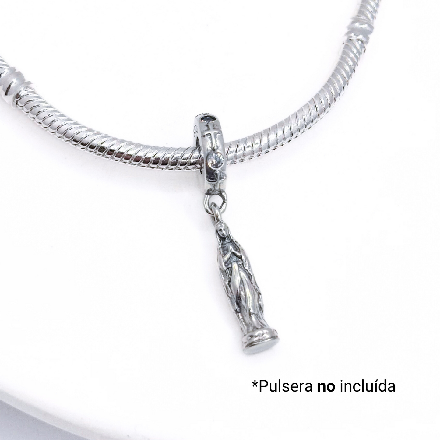 Charm Virgen Rezando - Silver