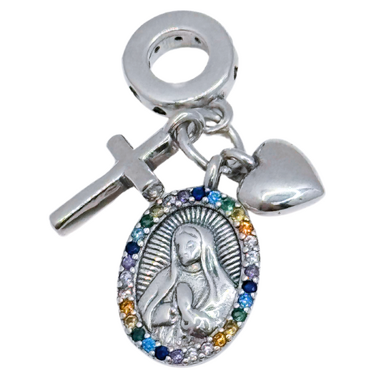 Charm Virgen Protectora - Silver