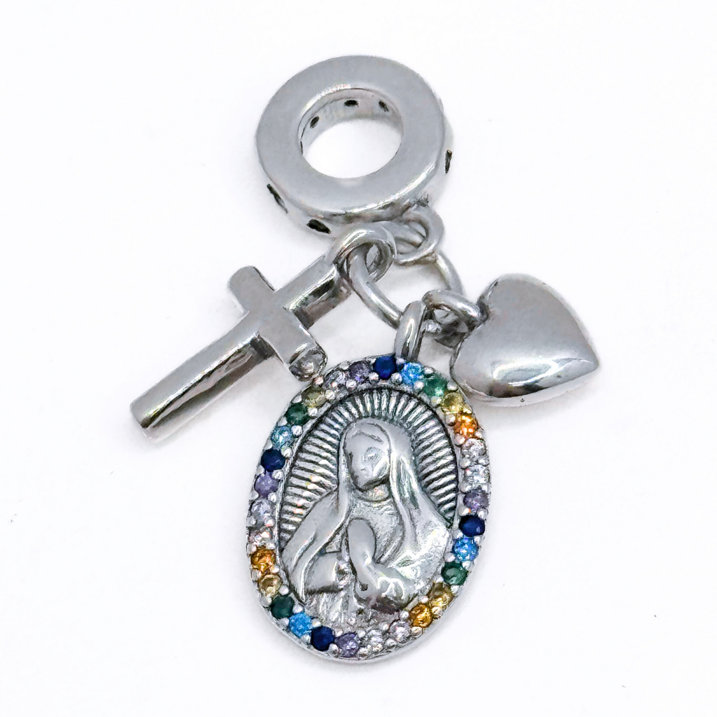 Charm Virgen Protectora - Silver