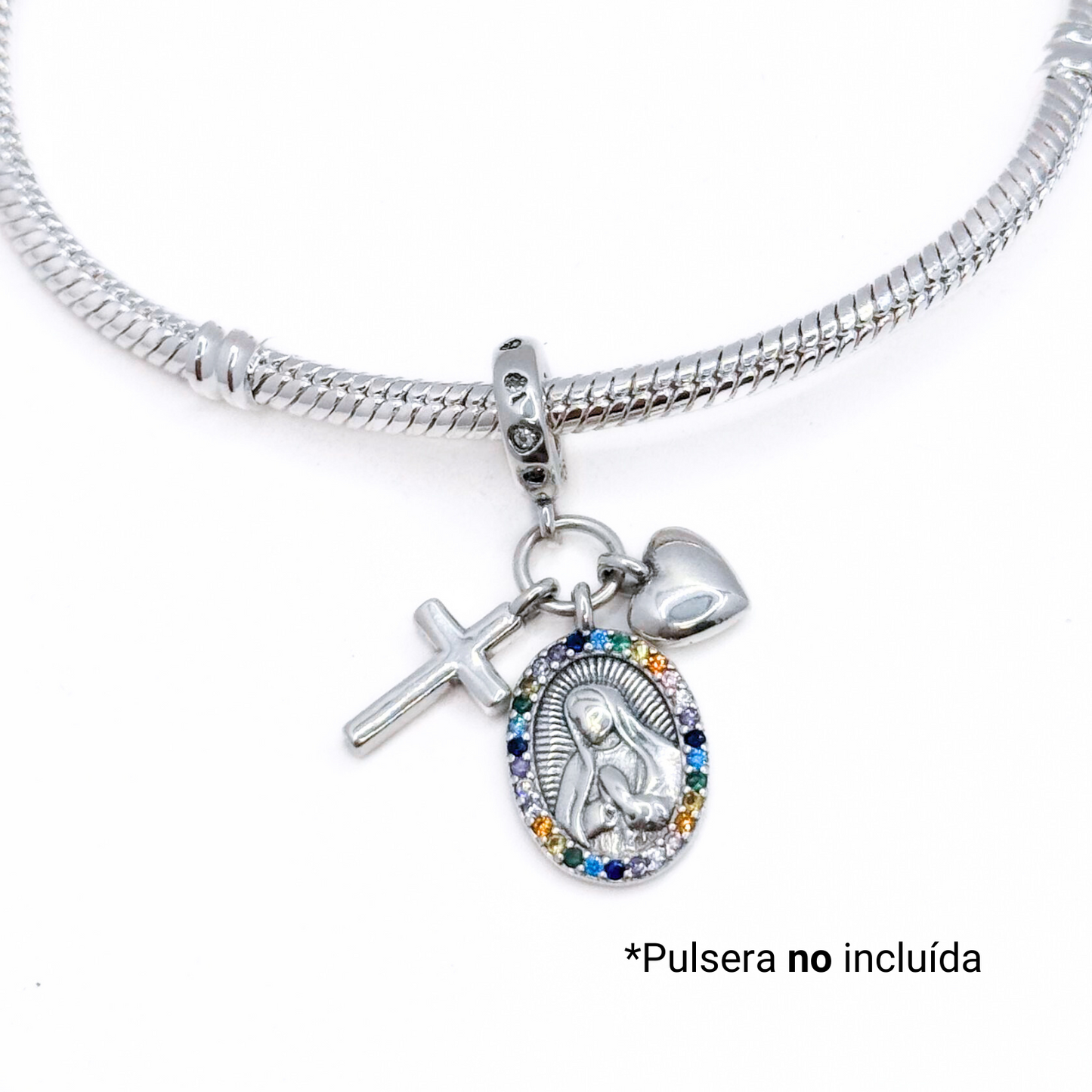 Charm Virgen Protectora - Silver