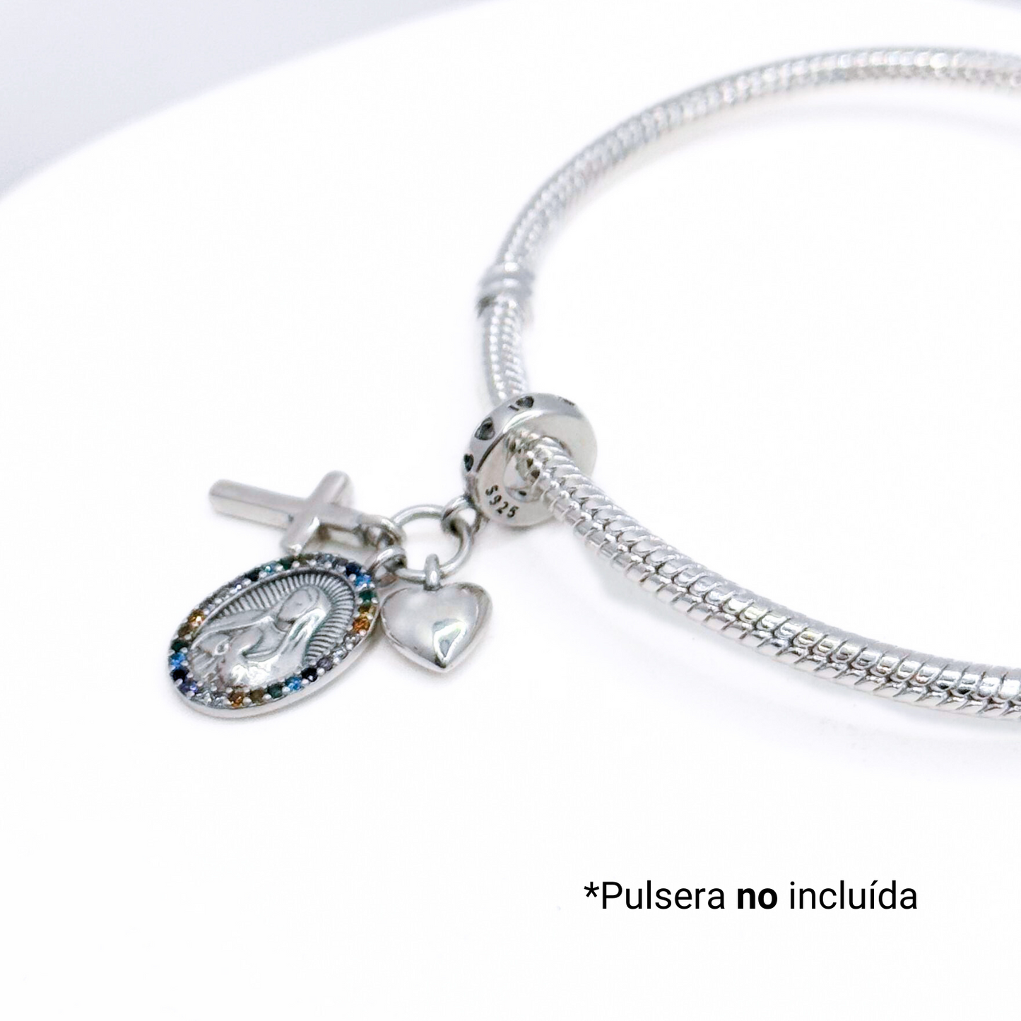 Charm Virgen Protectora - Silver