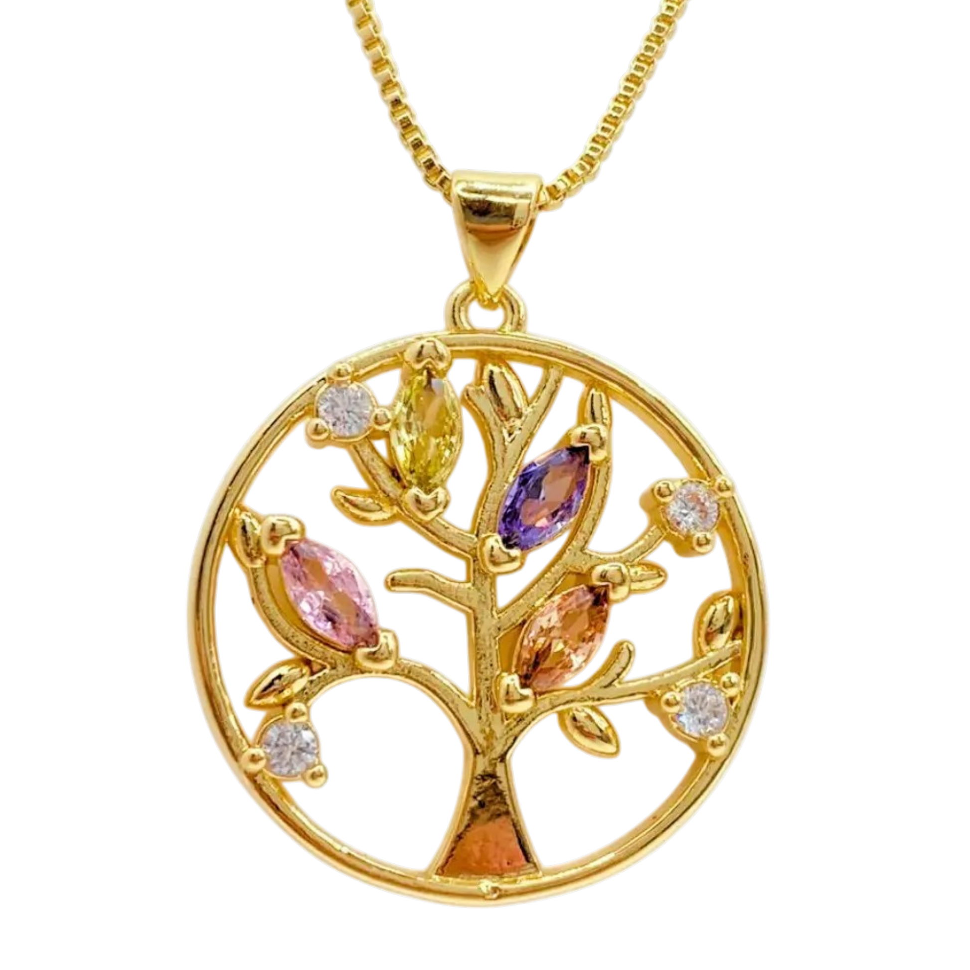 Collar Árbol de la Vida Circonitas - Gold - Nordvik London