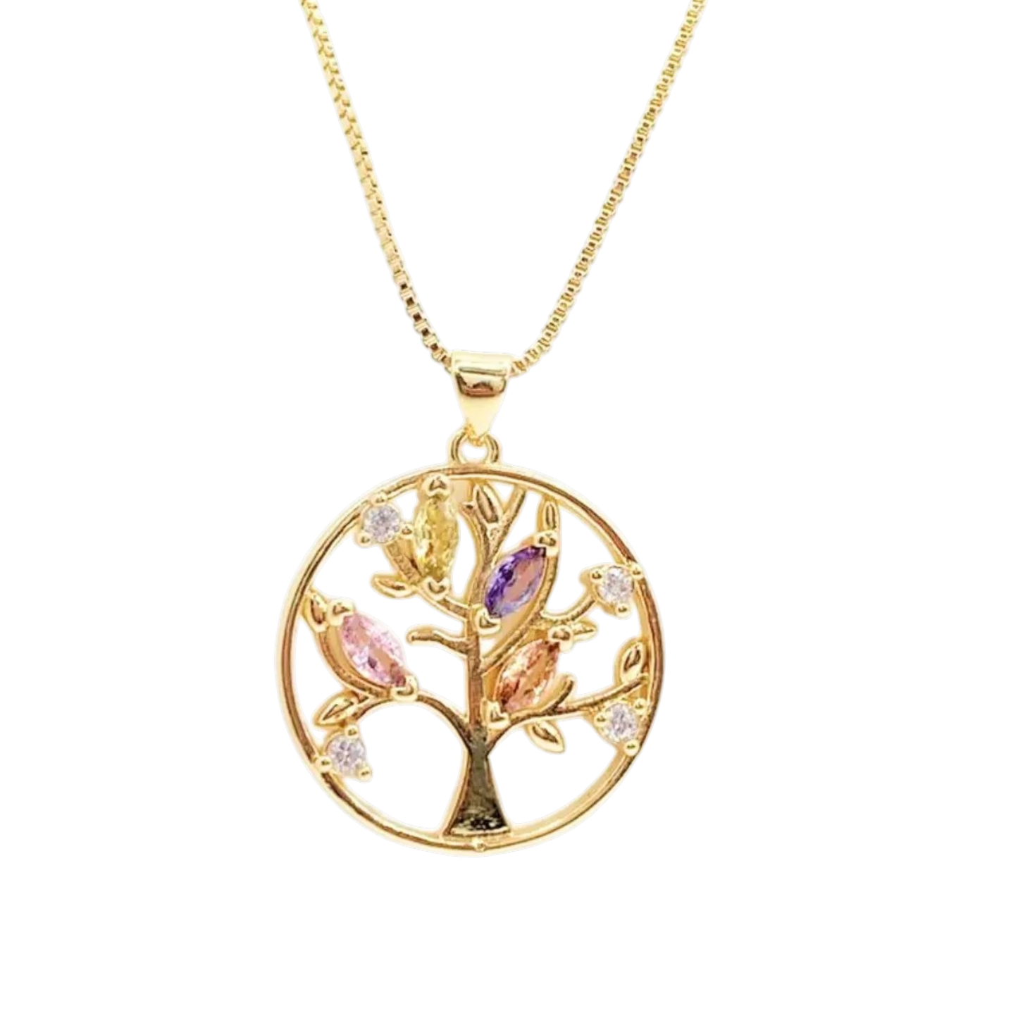Collar Árbol de la Vida Circonitas - Gold - Nordvik London